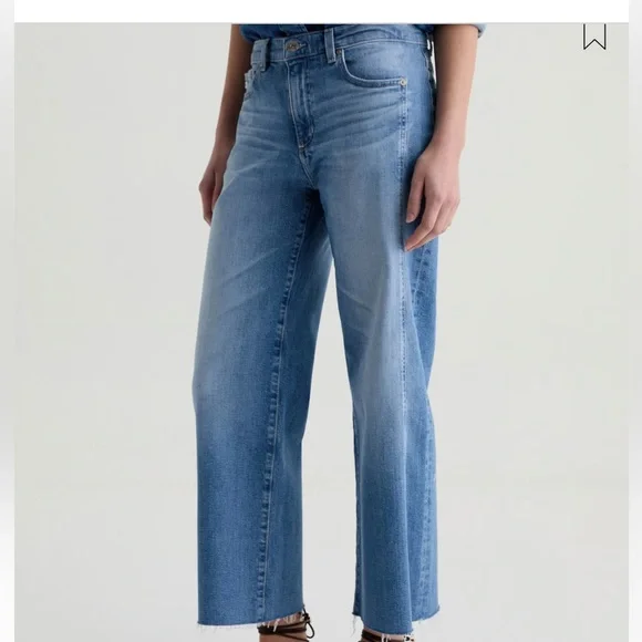 Ag saige wife leg panel crop jeans size 28
( i have two pair for sale ) - Picture 3 of 11